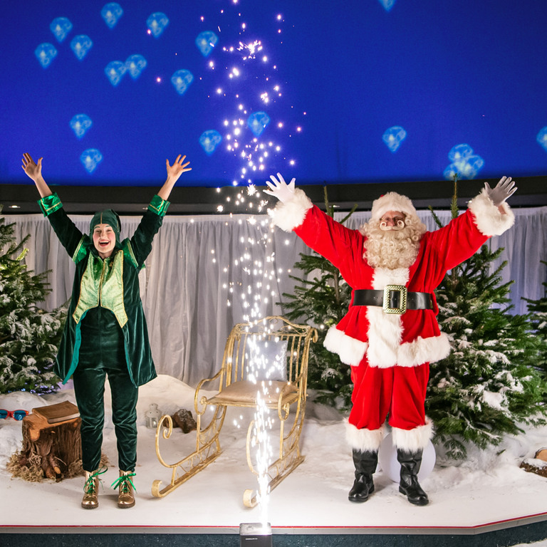 This festive season Santa is back in the Planetarium! Blast off for another immersive family adventure as Cosmic Christmas returns.